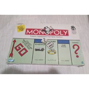 Vintage 1999 SEALED Monopoly Board Game Parker Brothers Hasbro Brand New